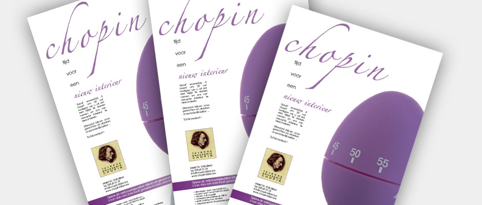 Chopin - Advertentie-opmaak