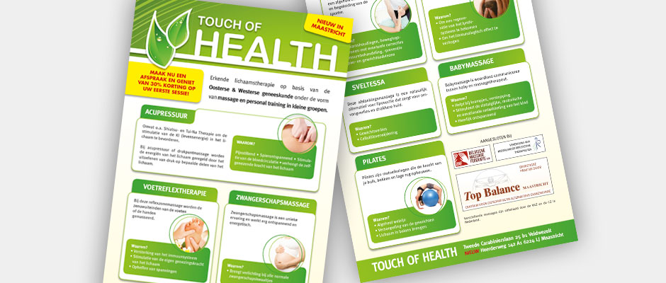 Touch of Health - Flyer