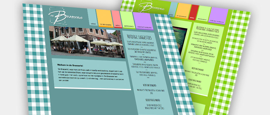 De Brasserie Bilzen - Website-ontwerp en -ontwikkeling